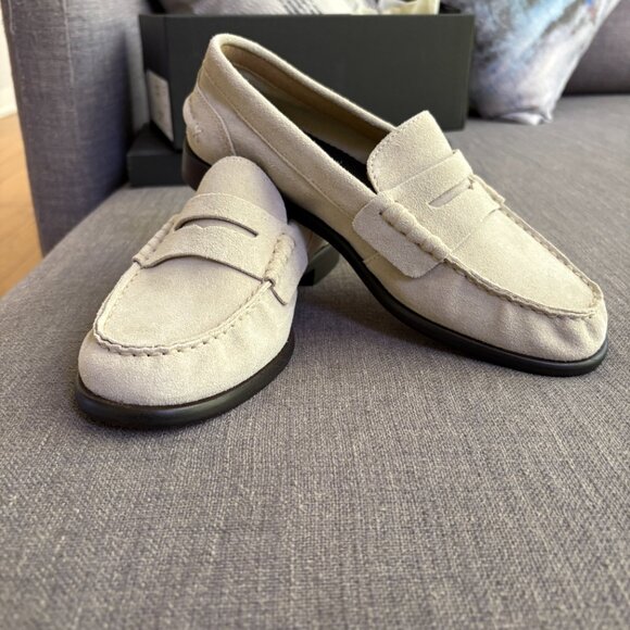 Women's Rag & Bone Carter Loafer Size 37/7 Light Sand Suede NWT fits like 7.5 - Picture 6 of 13